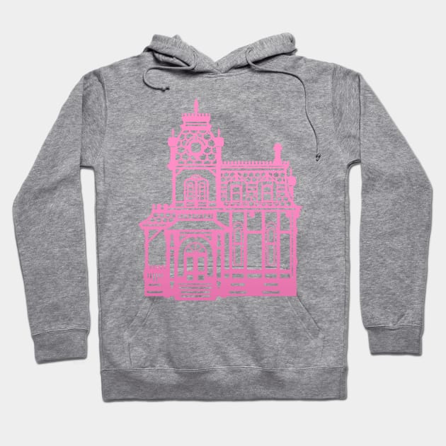 Victorian Home Pink Hoodie by XOOXOO